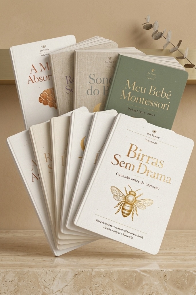 Coleção Bee Family - 12 Guias Montessori para Pais